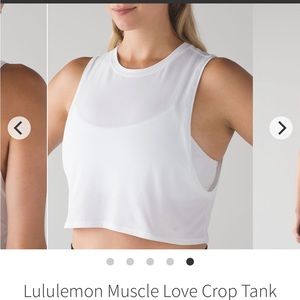 Muscle Love Cropped Tank
Top